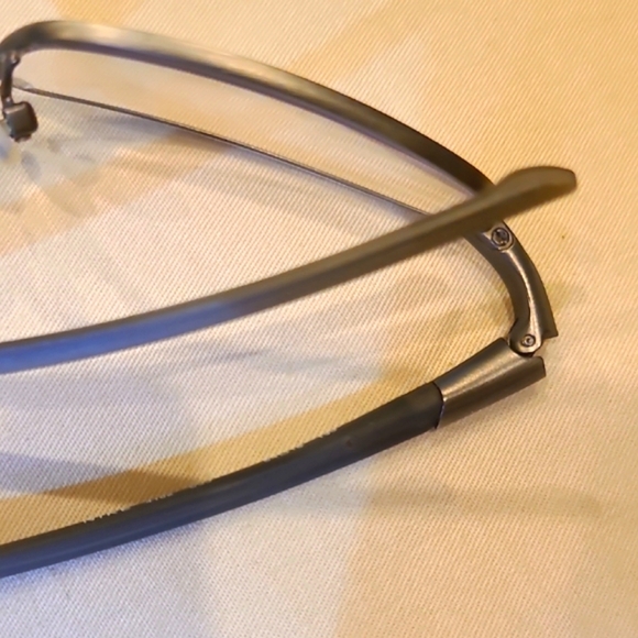 Nike Flexon Eyeglasses 4102 Gunmetal Grey Rectangular Frame 54-18 135 - Picture 14 of 14